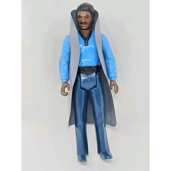Vintage 1980 Star Wars Lando Calrissian w/ Cape Kenner - Picture 1 of 8